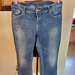 20/32 Plus Sized Suki Silver Jeans